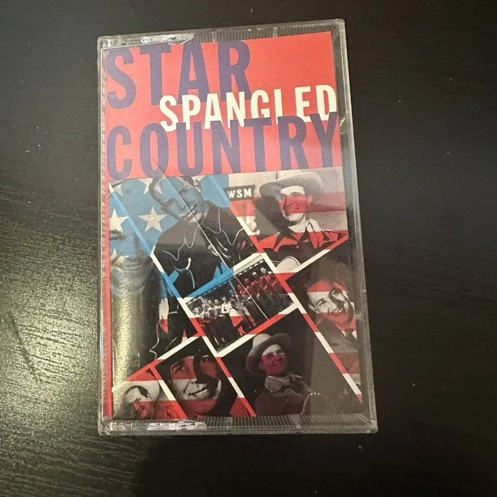 Star Spangled Country Cassette 1992‎ Gene Autry Al Dexter Bob Wills Vintage